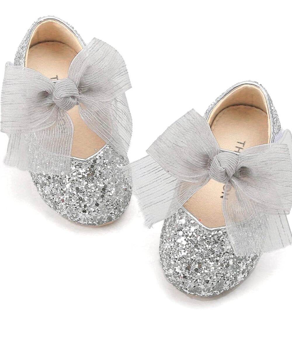Baby Girl Flats With Bow *Size 7*